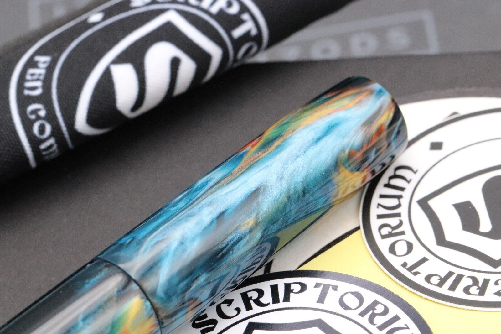 Scriptorium Idyll Dupras Twilight Cenote Fountain Pen - 1.5 Stub image 5