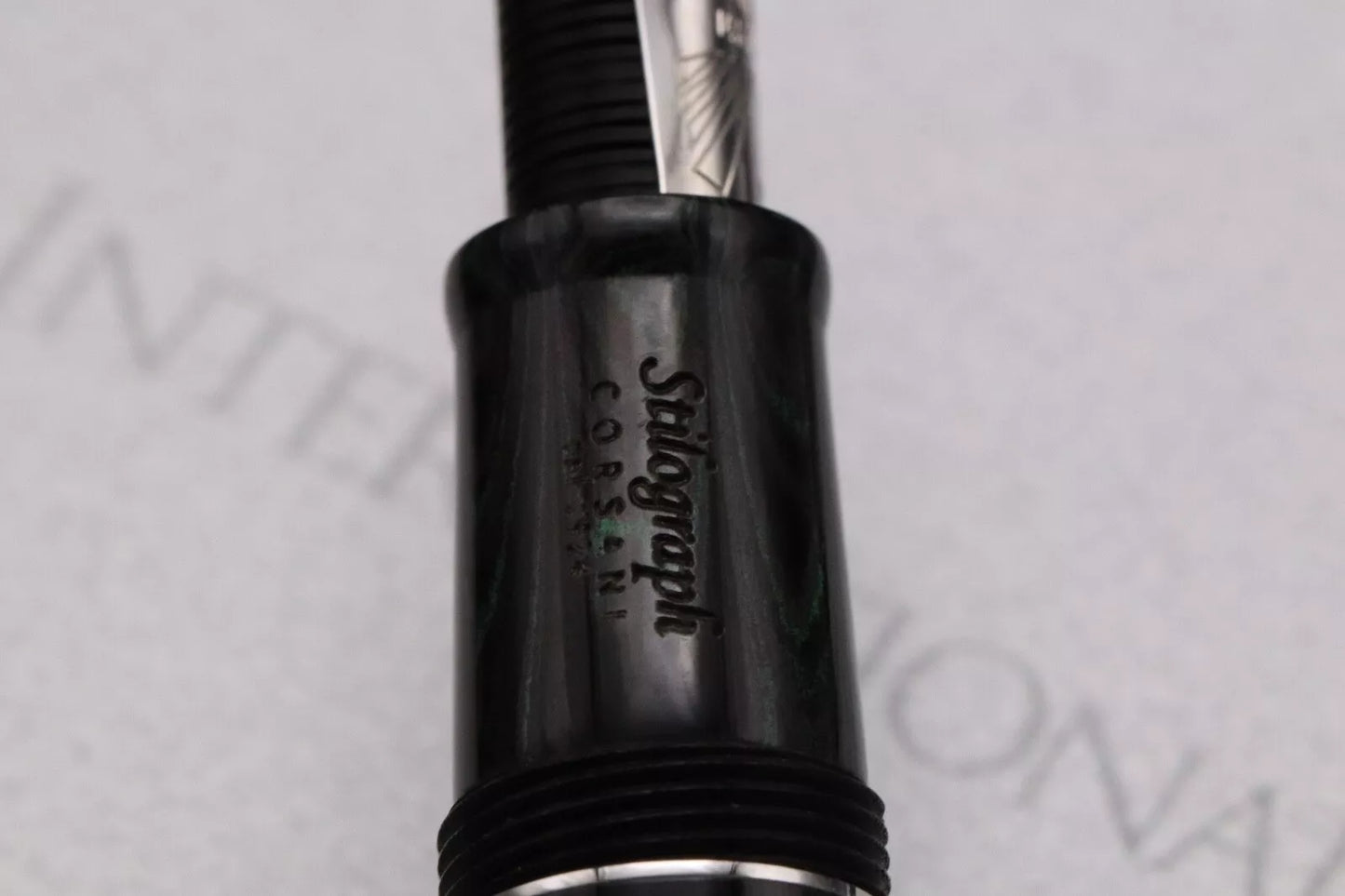 Leonardo Corsani Arborea 2023 Beech Ebonite Fountain Pen - CSI M #8 Nib image 6
