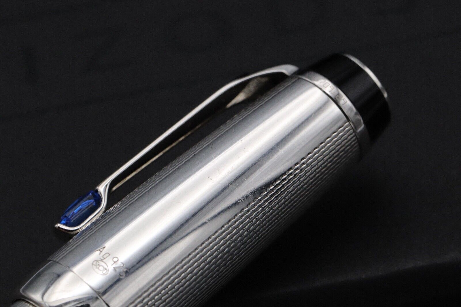 Montblanc Boheme Silver Bleu AG925 Rollerball Pen image 4