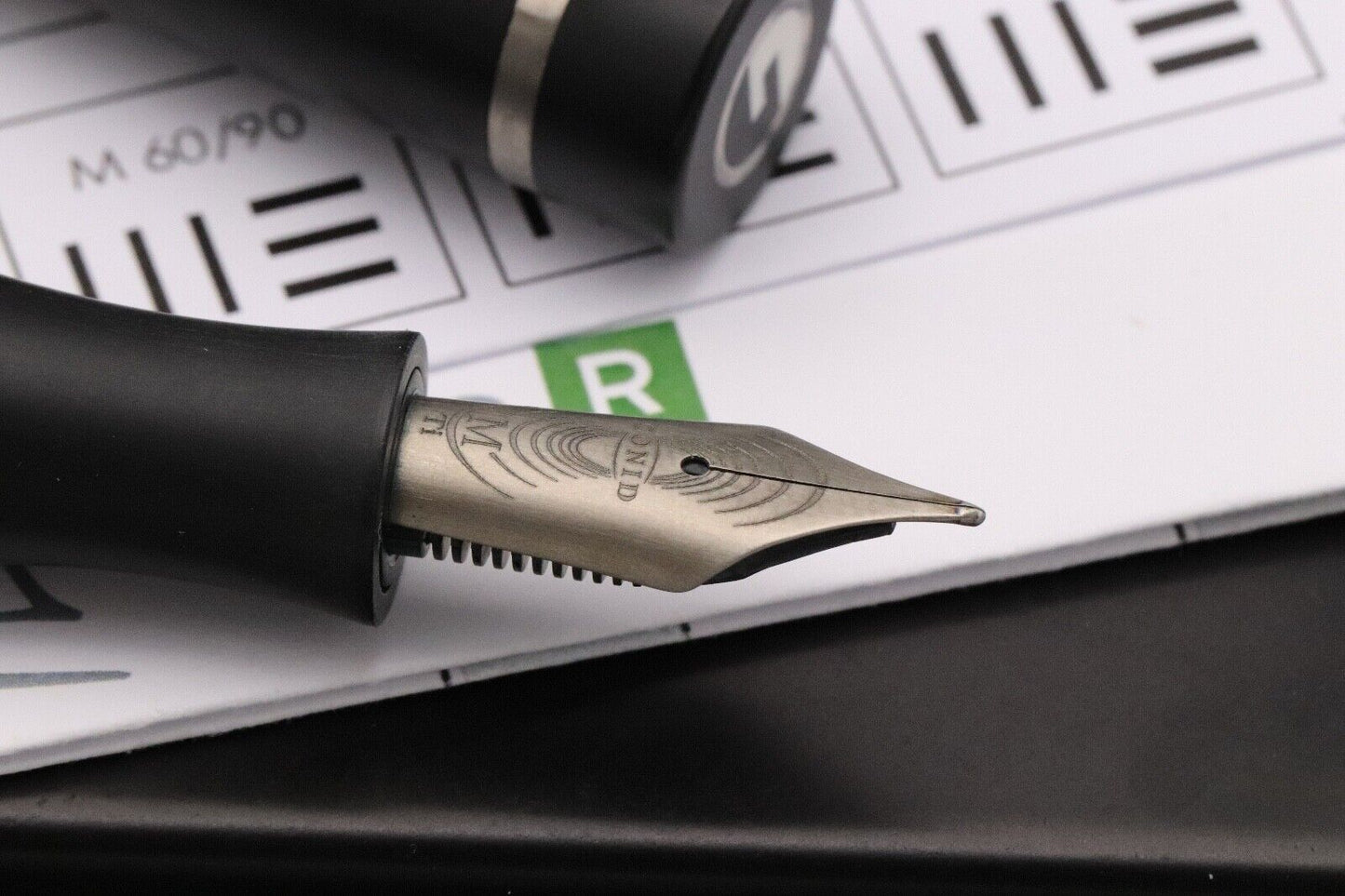 Conid Bulkfiller Regular Demonstrator Fountain Pen - #6 Ti Medium Nib image 2