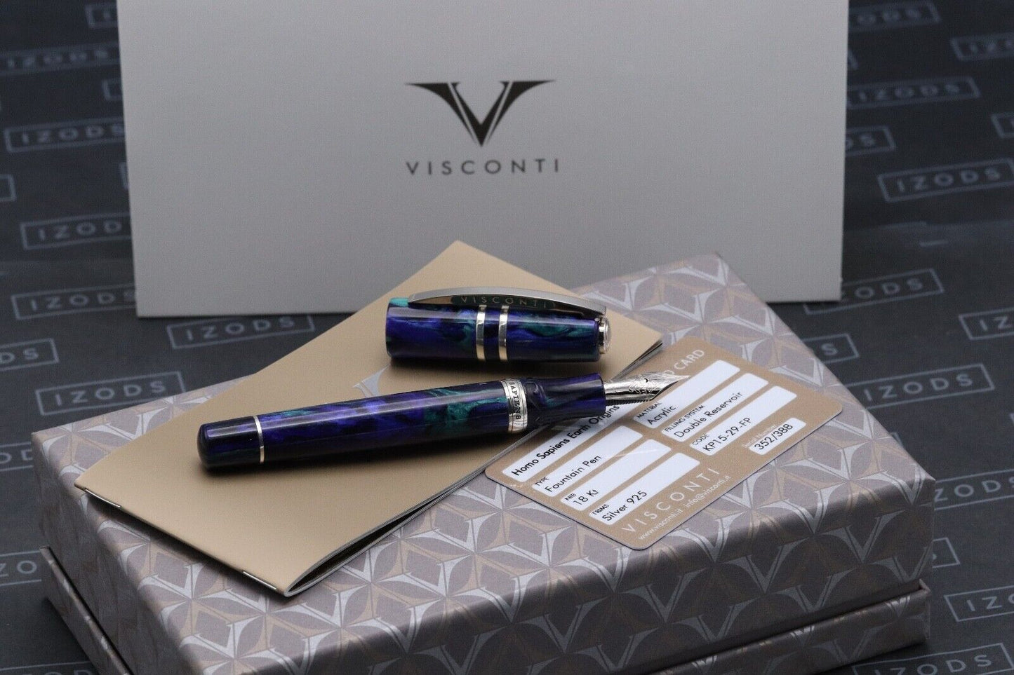 Visconti Homo Sapiens Earth Origins Water Limited Edition Fountain Pen - UNUSED image 0
