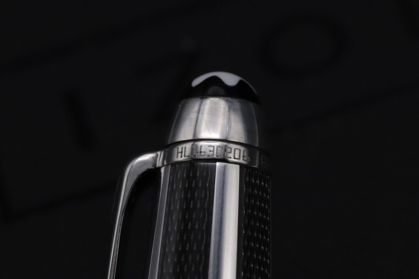 Montblanc Meisterstuck 165 Classique Silver Fibre Guilloche Mechanical Pencil image 3