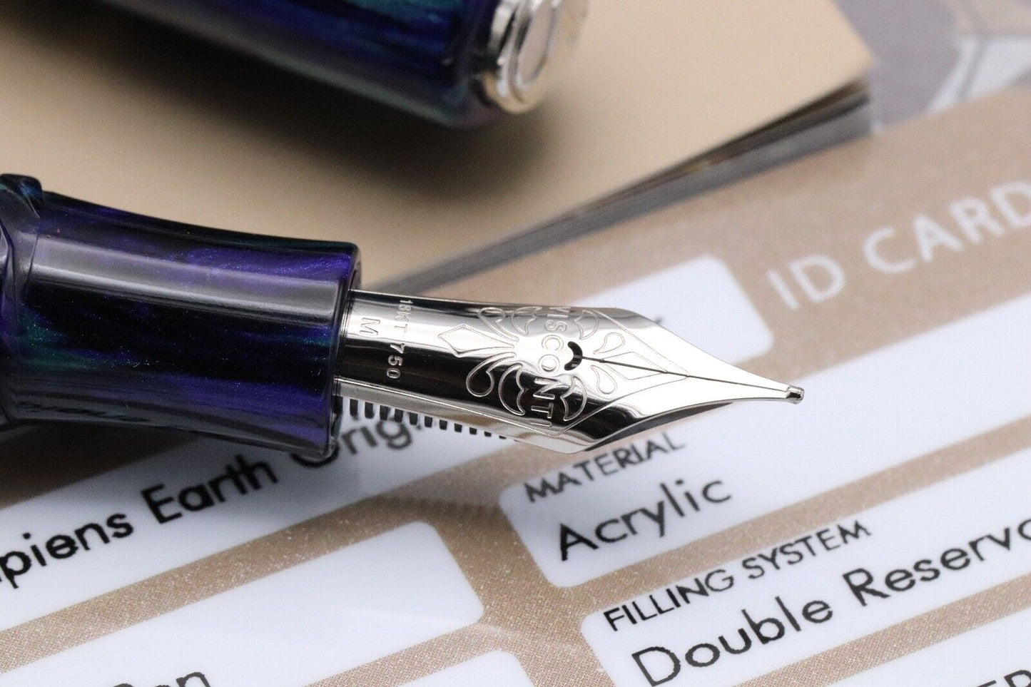 Visconti Homo Sapiens Earth Origins Water Limited Edition Fountain Pen - UNUSED image 2