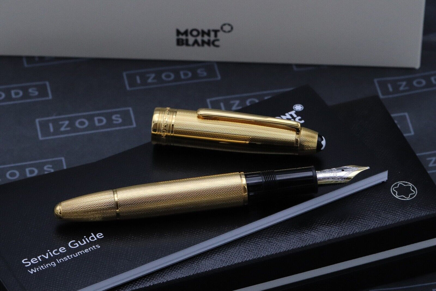 Montblanc Meisterstuck 146 LeGrand Barley Vermeil Fountain Pen - Broad Nib image 1