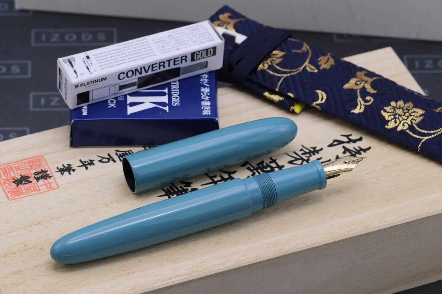 Nakaya D-17mm Long Cigar Ama-iro Fountain Pen - UNUSED image 2
