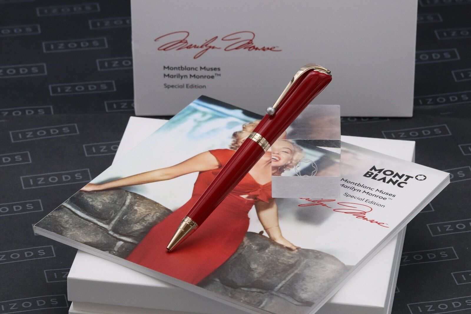 Montblanc Muses Marilyn Monroe Red Ballpoint Pen image 0