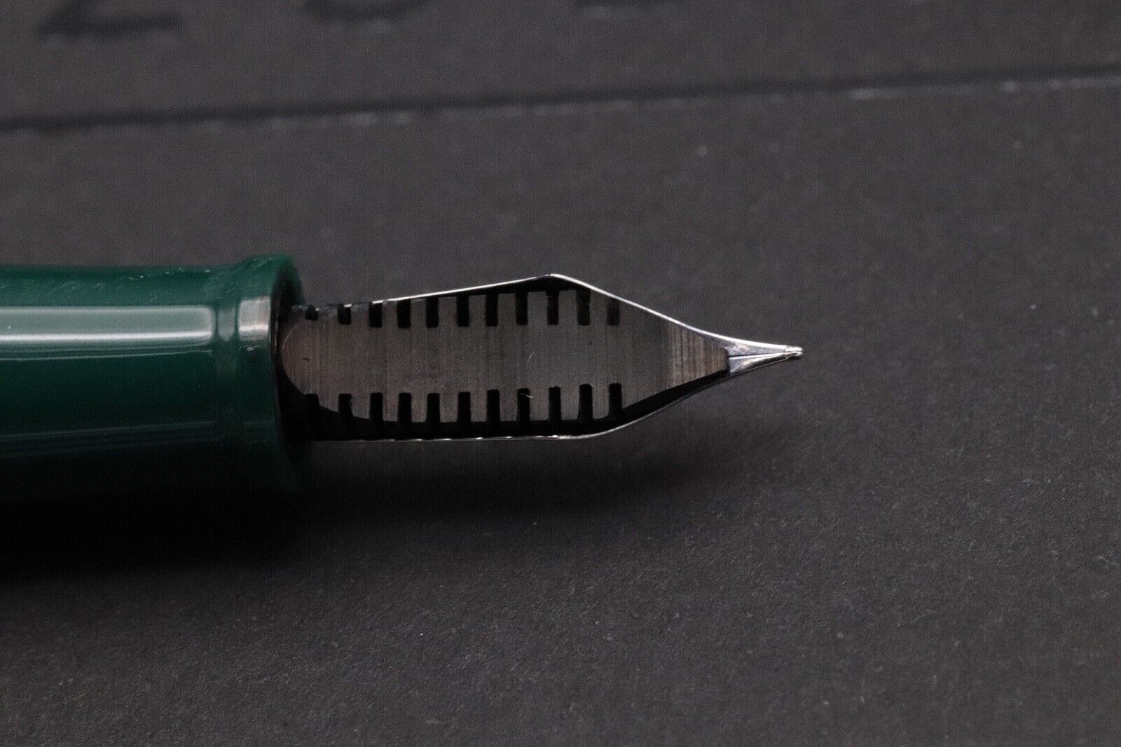 Omas Milord Green HT Trim Fountain Pen - Fine Nib image 3