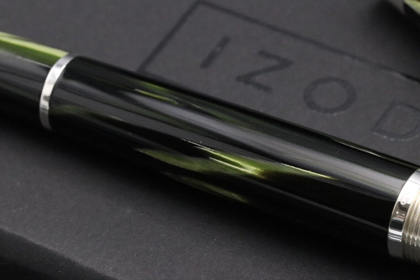 Montegrappa Extra 1930 Bamboo Black Celluloid Fountain Pen image 3