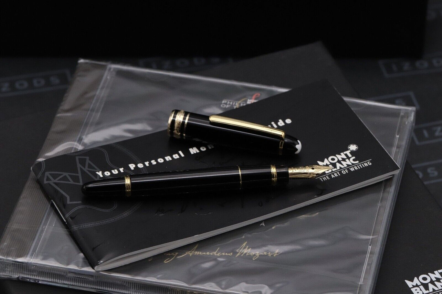 Montblanc Meisterstück 114 Mozart Gold-Coated Fountain Pen image 1