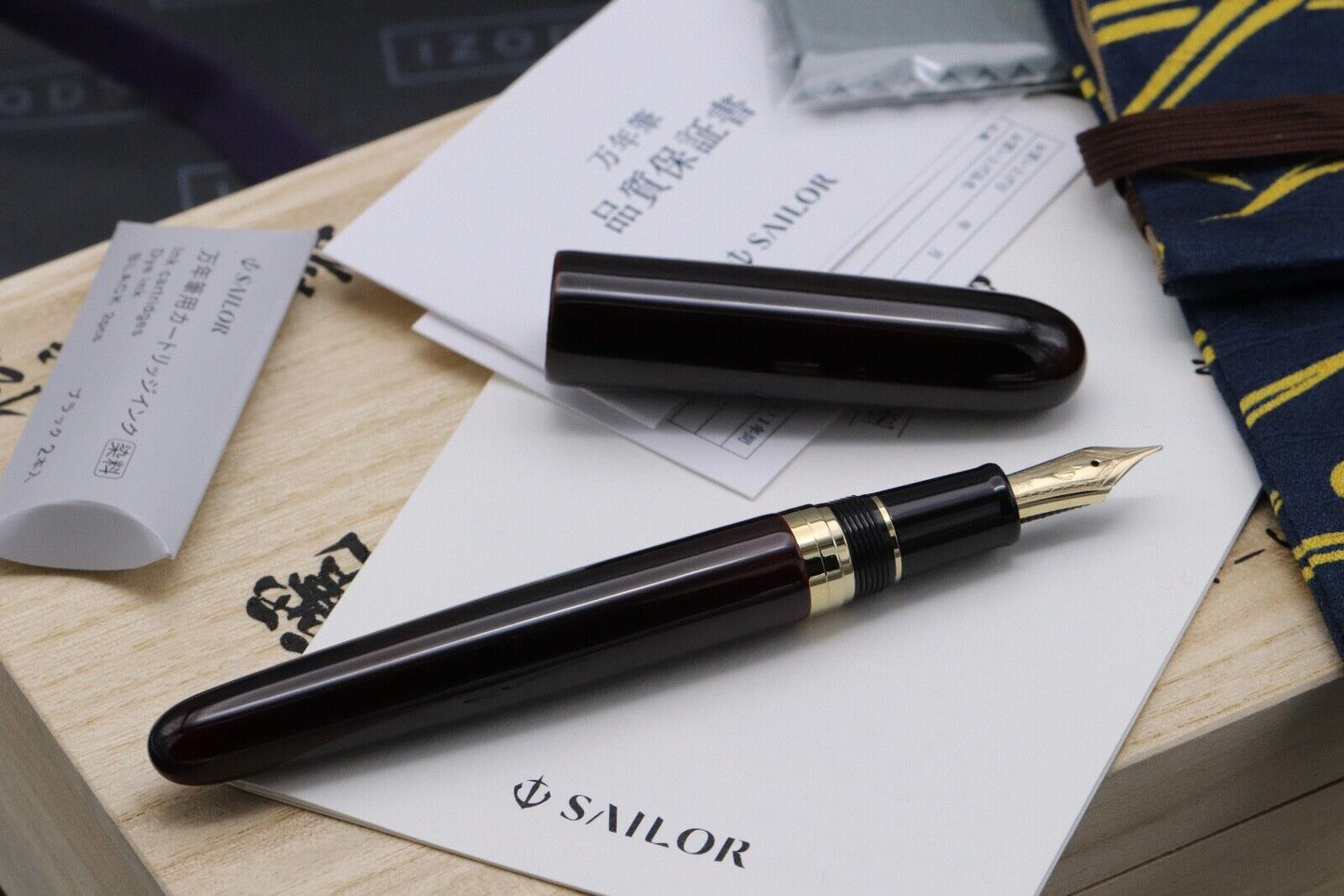 Sailor Rei Wajima Tamenuri Fountain Pen image 1