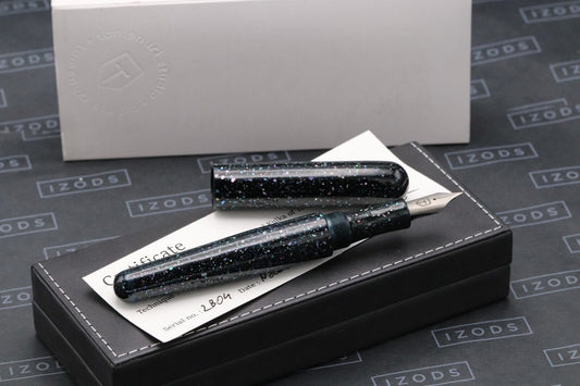 Tamenuri Studio Tetsu-kon Raden Galaxy Fountain Pen - #8 Ti Nib image 0