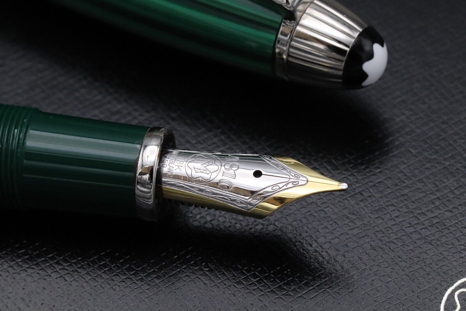 Montblanc Meisterstuck 146 LeGrand Czar Nikolai I Platinum Plated Fountain Pen image 2