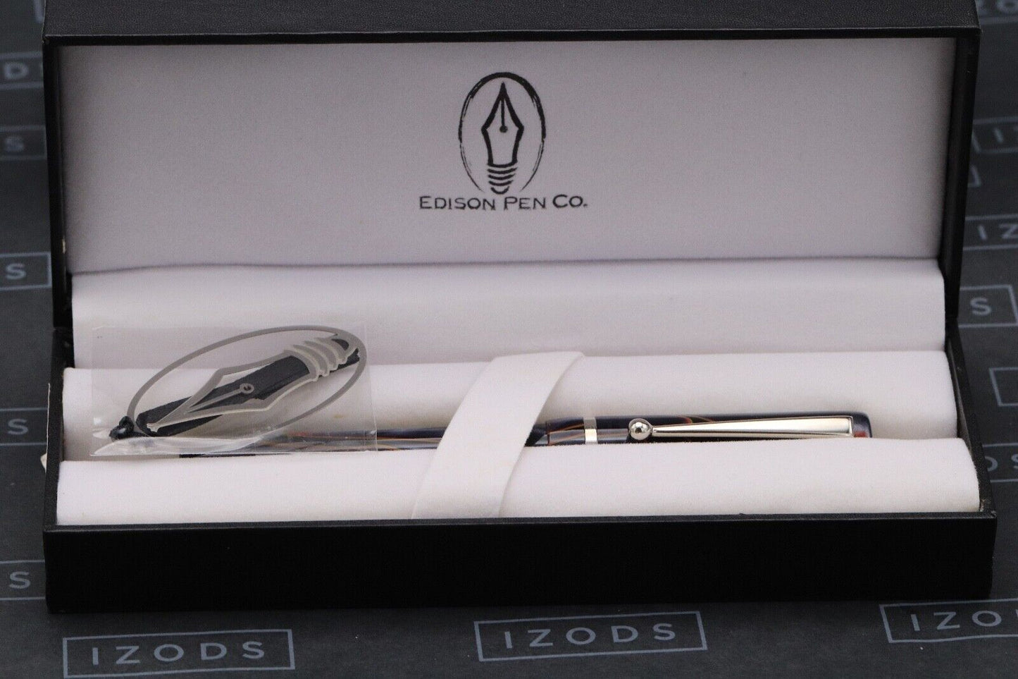 Edison Pen Co Beaumont Twilight Embers Fountain Pen - 18k Medium Nib image 5