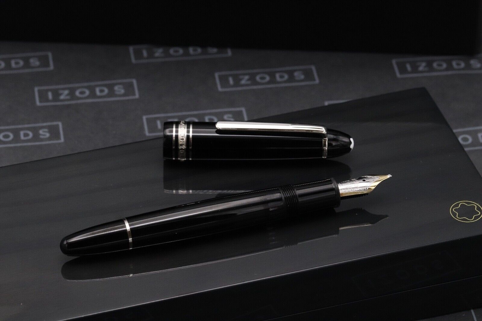 Montblanc Meisterstuck 146 LeGrand Platinum Coated Fountain Pen - OB Nib image 1