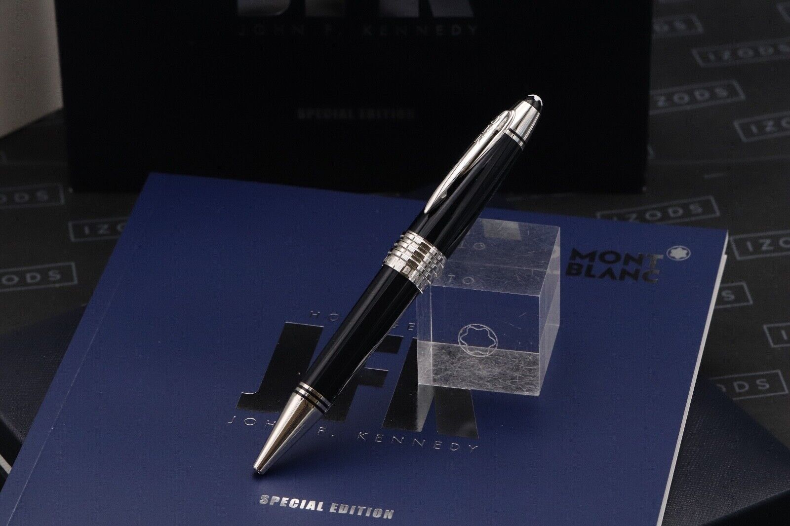 Montblanc Great Characters John F. Kennedy JFK Blue SE Ballpoint Pen image 0