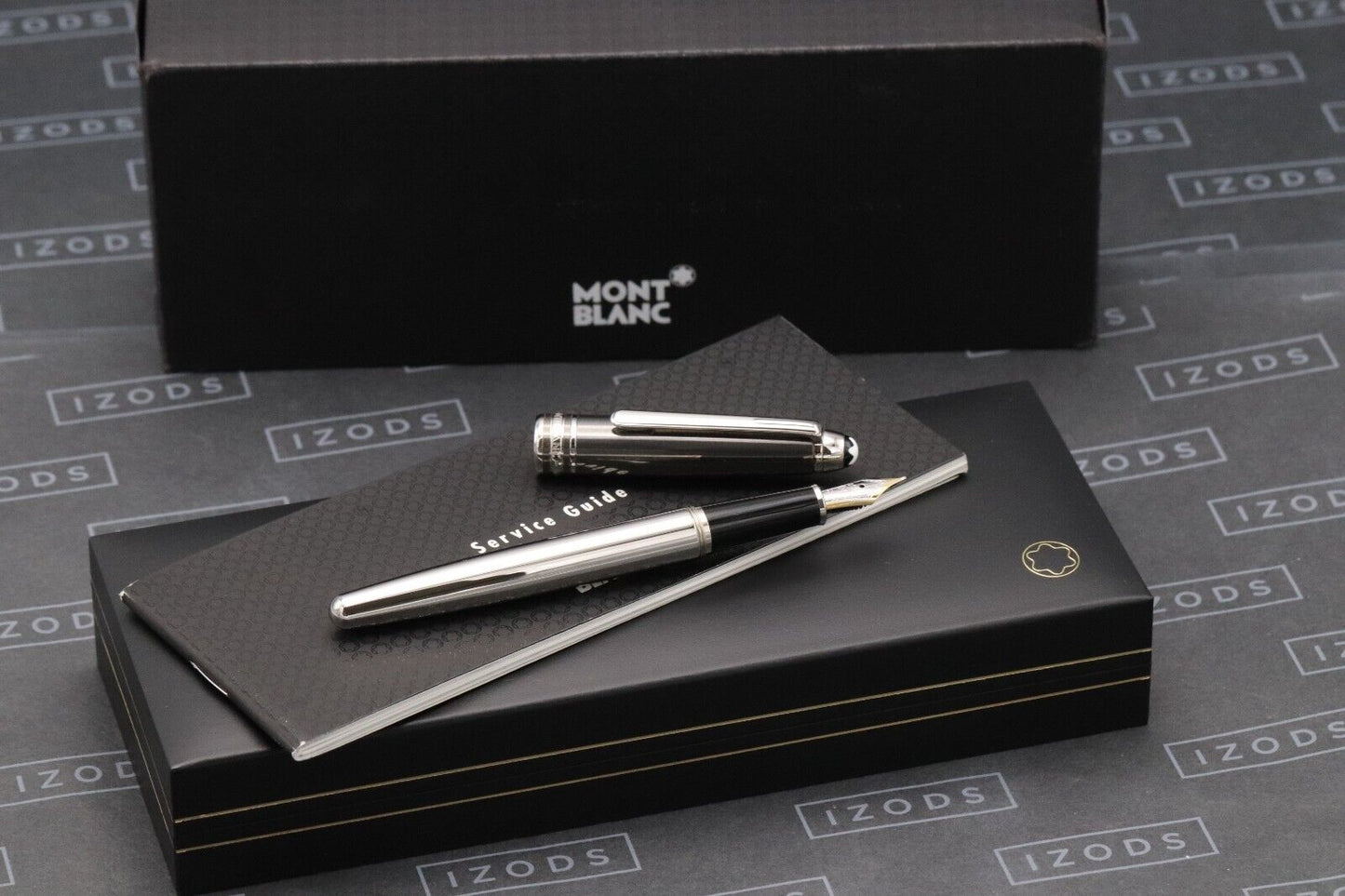 Montblanc Meisterstuck 144 Classique Hematite Solitaire Fountain Pen - UNUSED image 0