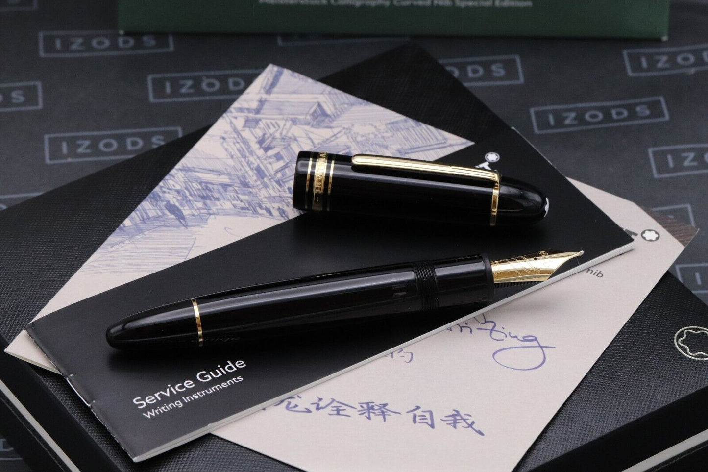 Montblanc Meisterstuck 149 Calligraphy Curved Nib SE Fountain Pen image 1