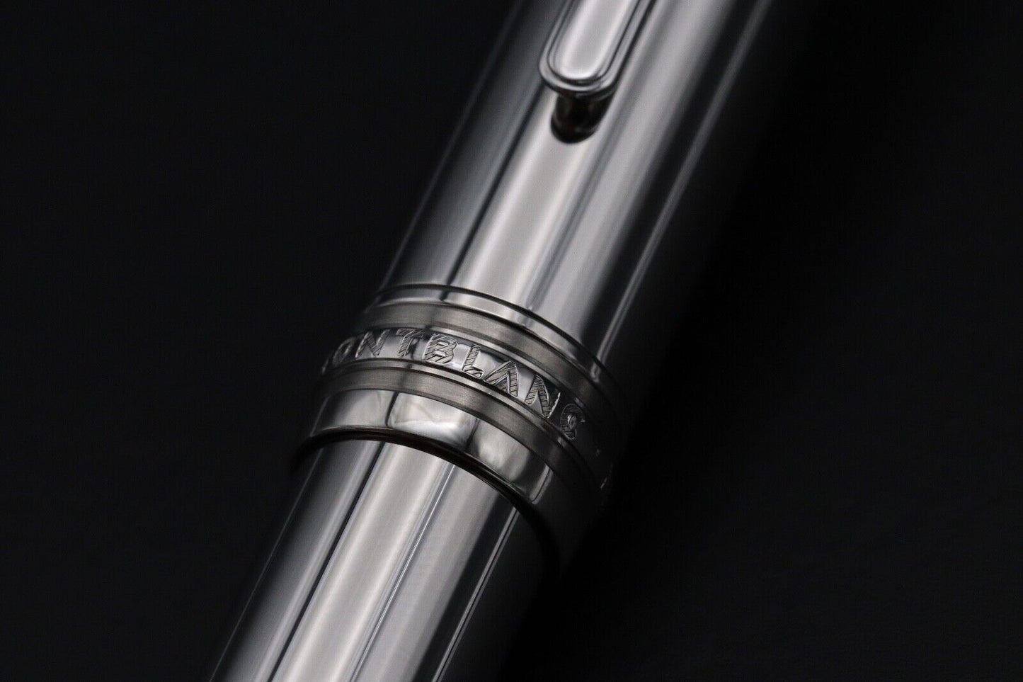 Montblanc Meisterstück 146 LeGrand Stainless Steel Fountain Pen - Serviced by MB image 3