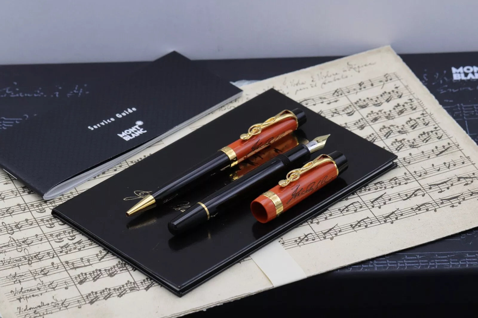 Montblanc Donation Series Johann Sebastian Bach FP, BP Set - UNUSED image 0