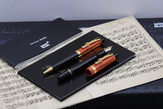 Montblanc Donation Series Johann Sebastian Bach FP, BP Set - UNUSED image 0