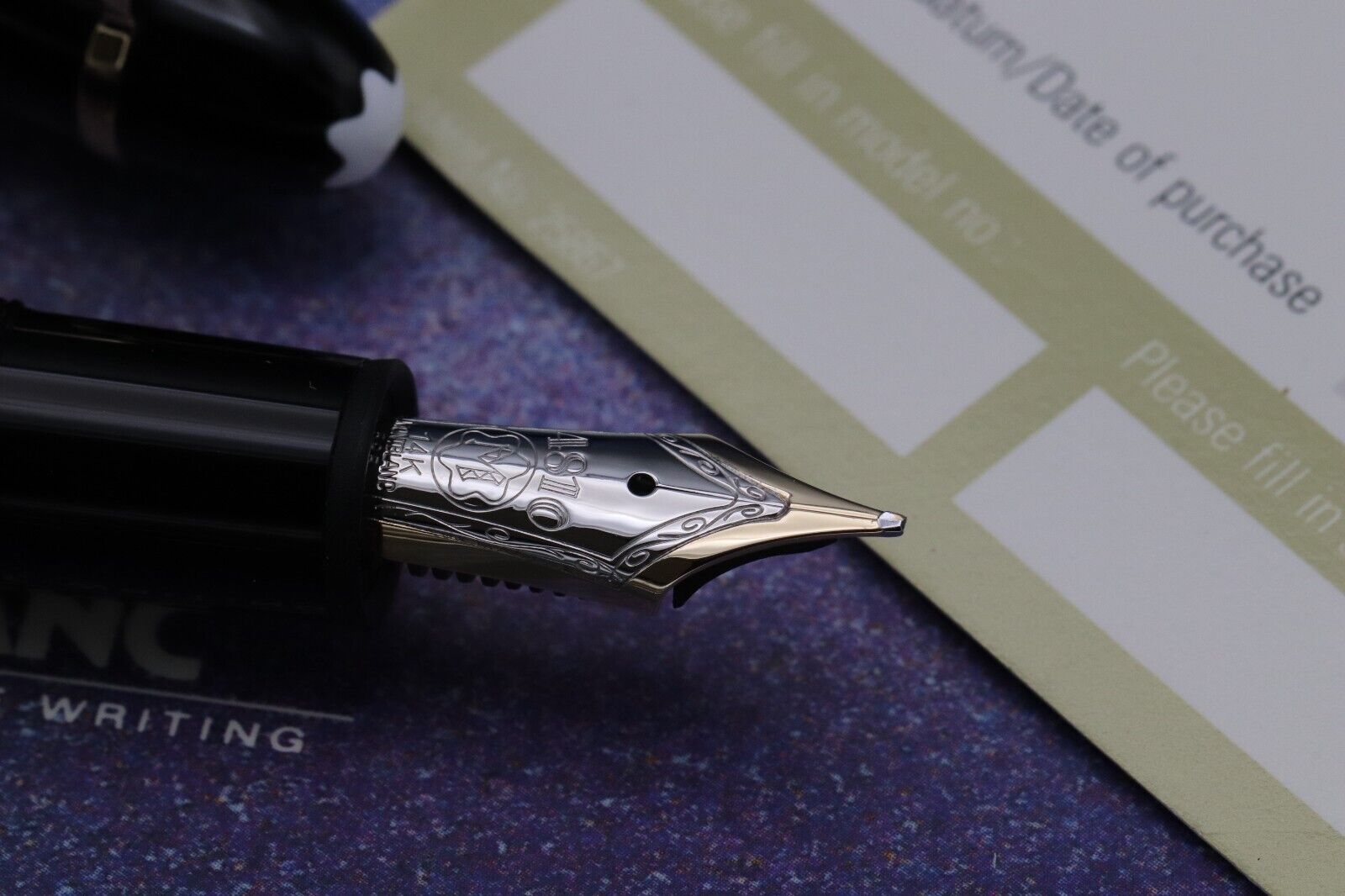 Montblanc Meisterstuck 146 LeGrand Gold Line Fountain Pen - 1991-92 - UNUSED - Broad image 2