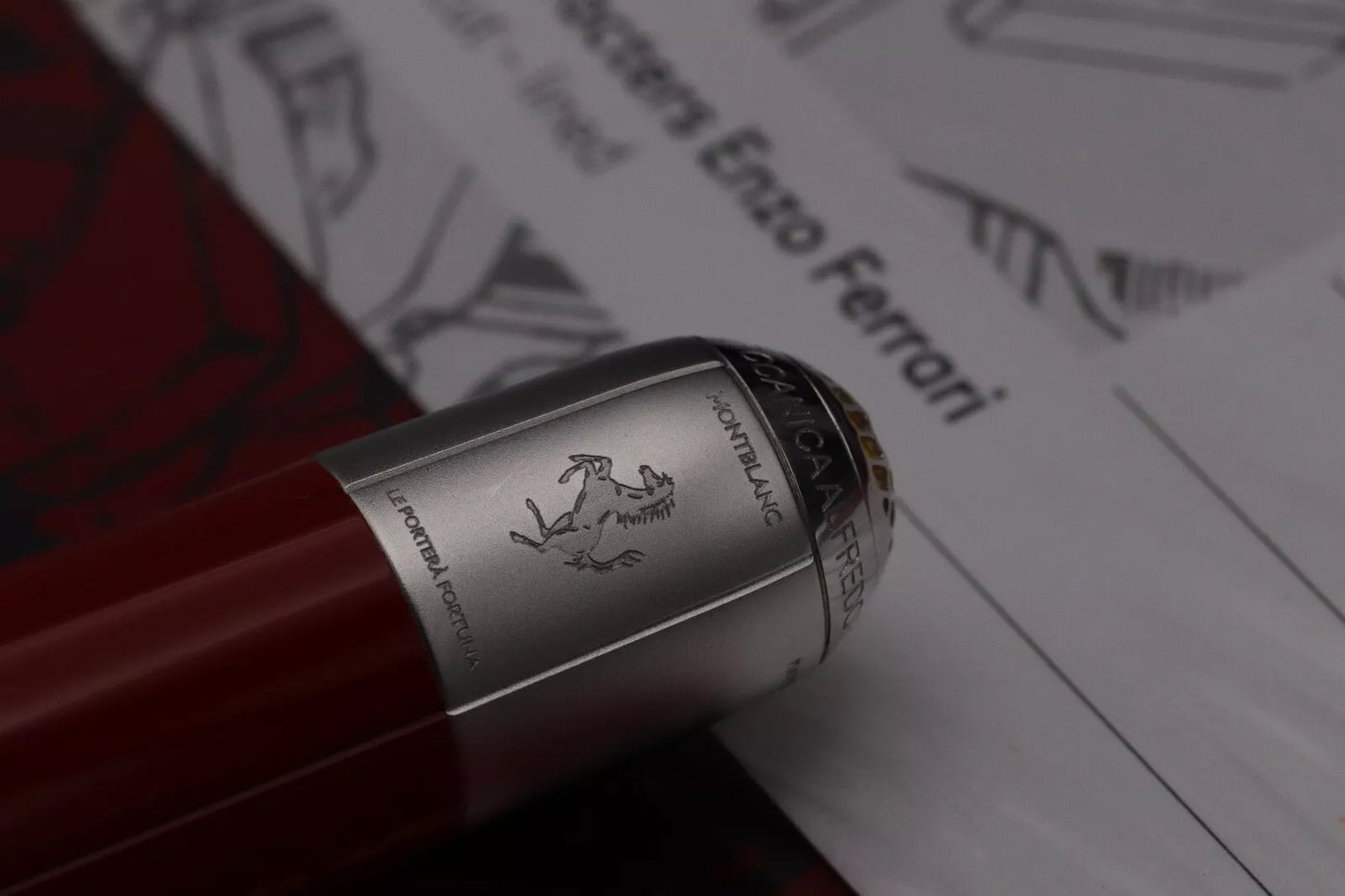 Montblanc Great Characters Enzo Ferrari SE Rollerball Pen and Notebook image 6