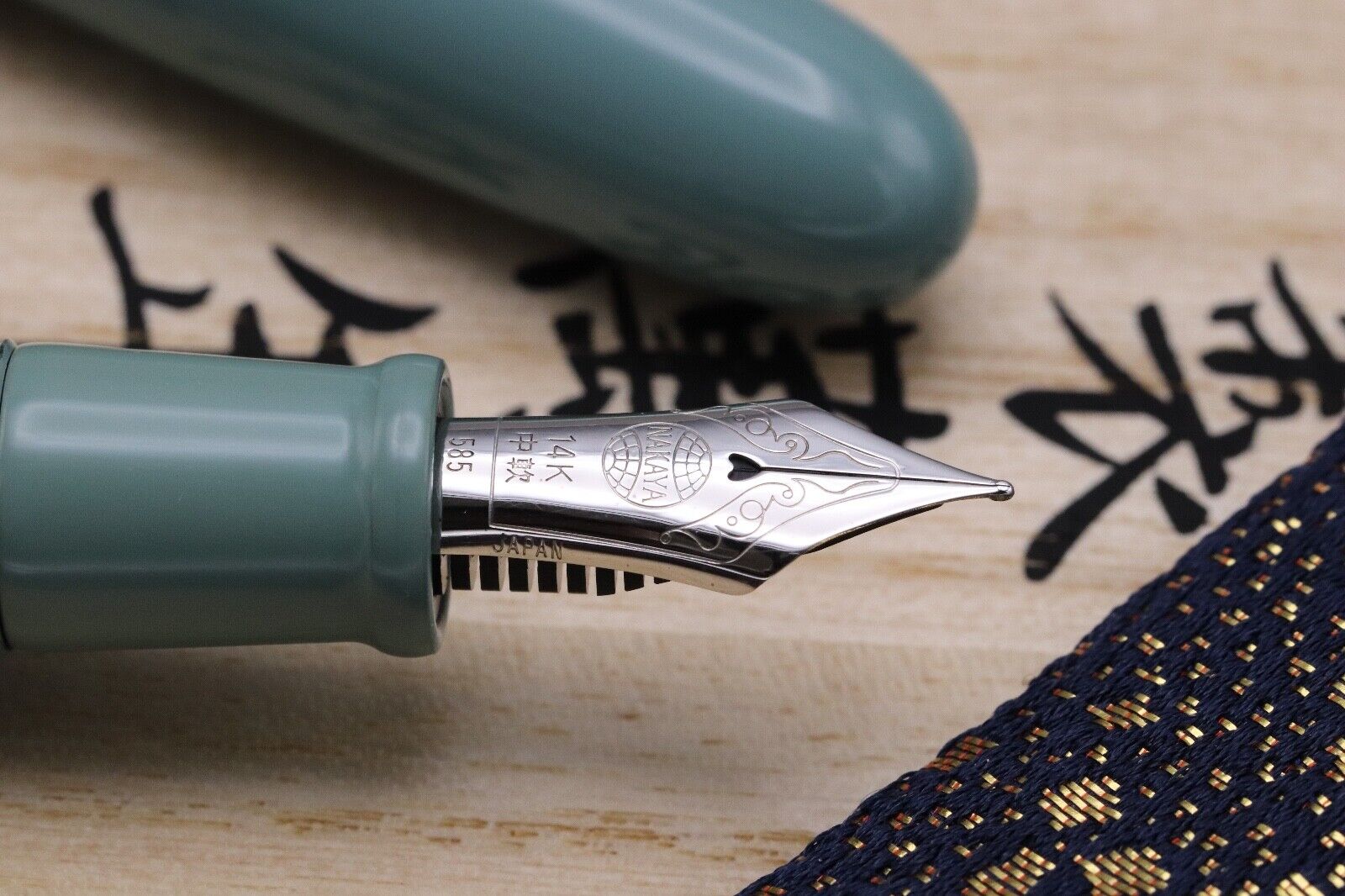 Nakaya Portable Cigar Mizu-iro Fountain Pen - UNUSED image 2