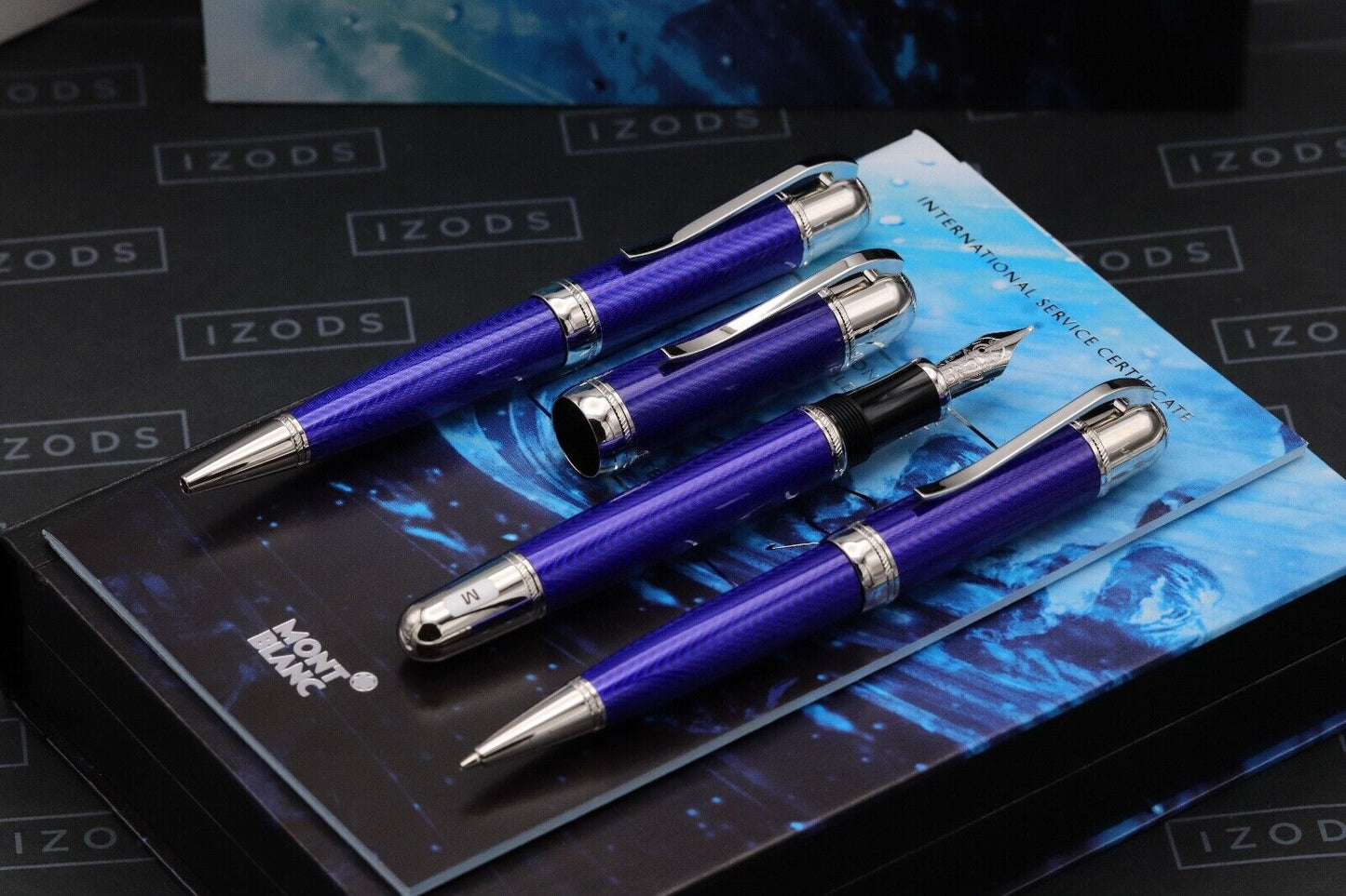 Montblanc Writers Edition Jules Verne FP, BP, MP Set - UNUSED image 1