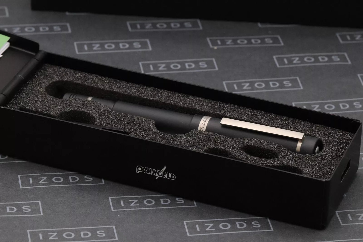 Conid Bulkfiller Regular Delrin Titanium Fountain Pen - #6 Black Ti EF Nib image 9