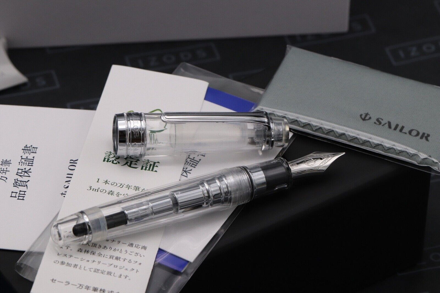 Sailor Professional Gear King of Pen Demonstrator Fountain Pen - Broad Nib image 1