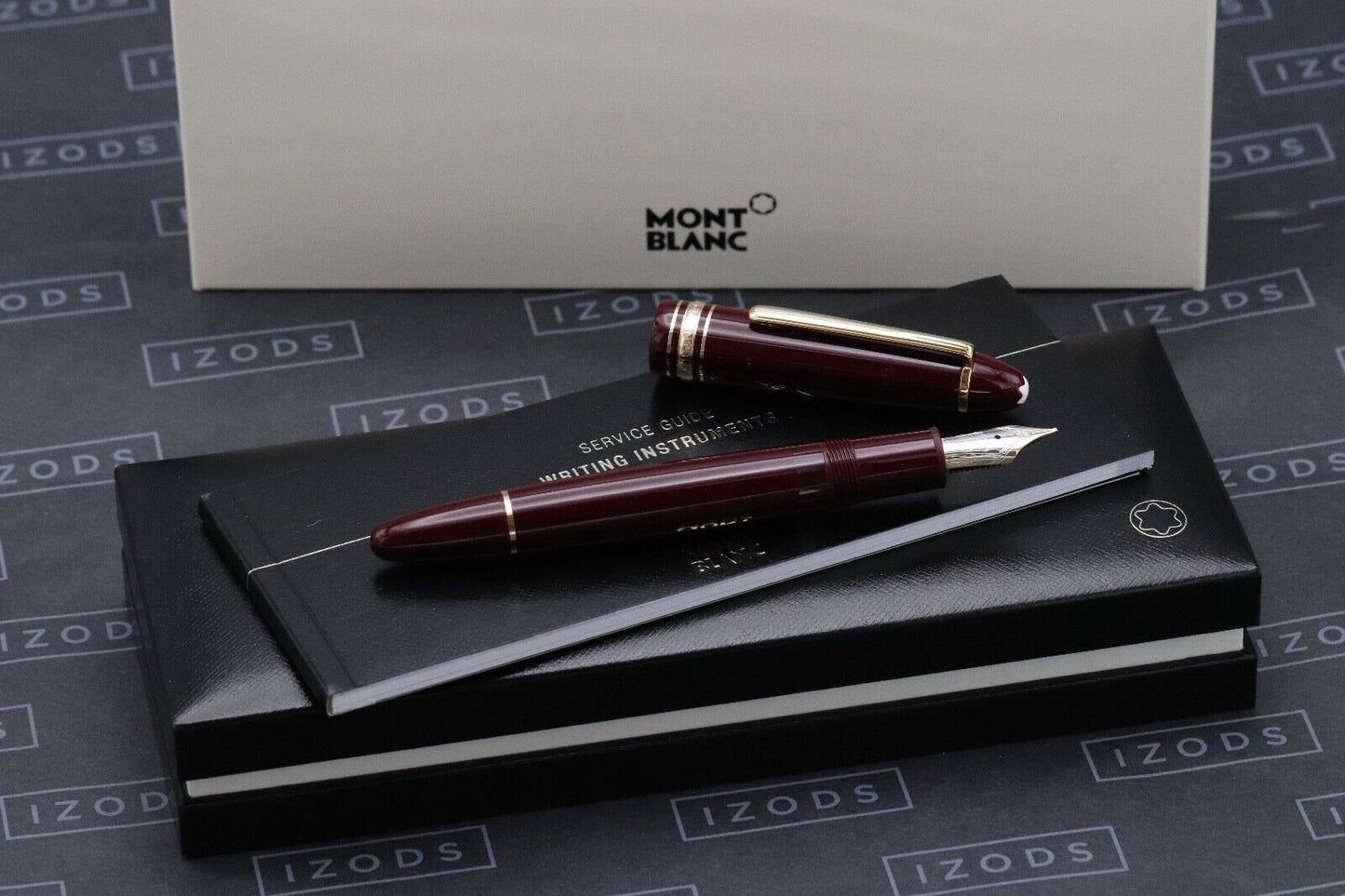 Montblanc Meisterstuck 146 LeGrand Bordeaux Fountain Pen - UNUSED - 1991-92 image 0