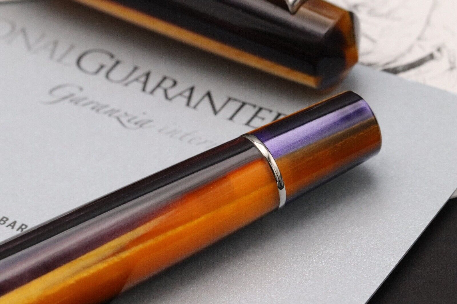Leonardo MZG 2.0 Sea Anemone Fountain Pen - #6 14k Medium La Fenice Nib image 4