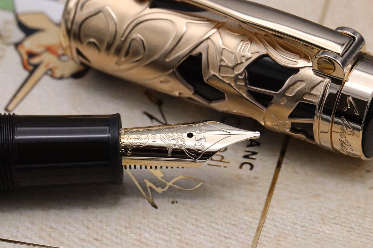Montblanc Writers Edition Carlo Collodi Fountain Pen - UNUSED image 3
