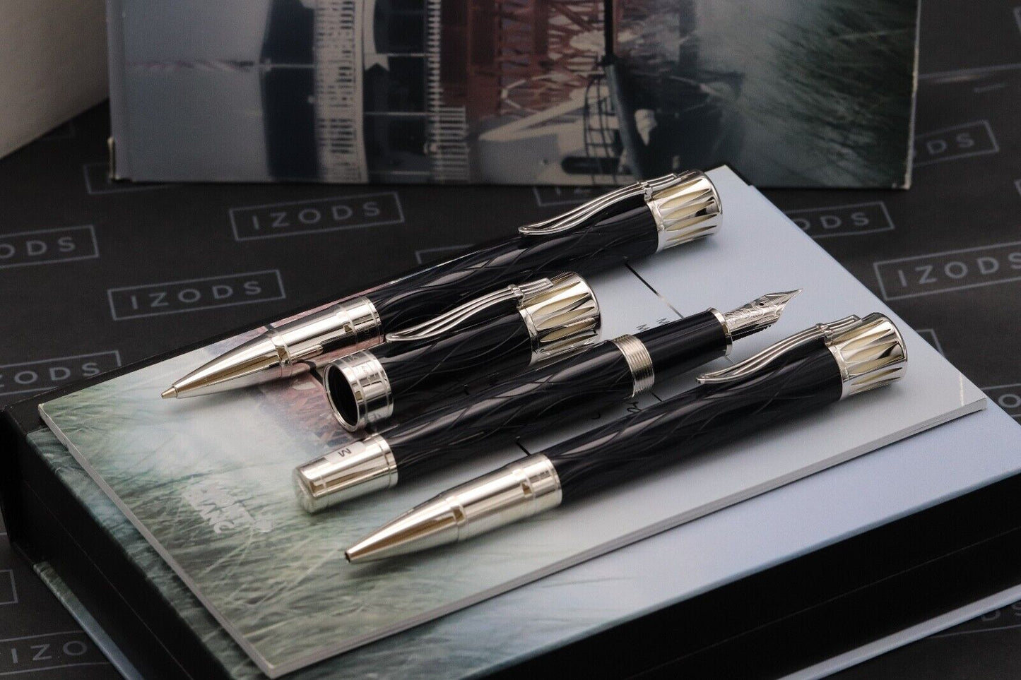 Montblanc Mark Twain Writers Edition FP, BP, MP Set - UNUSED image 1