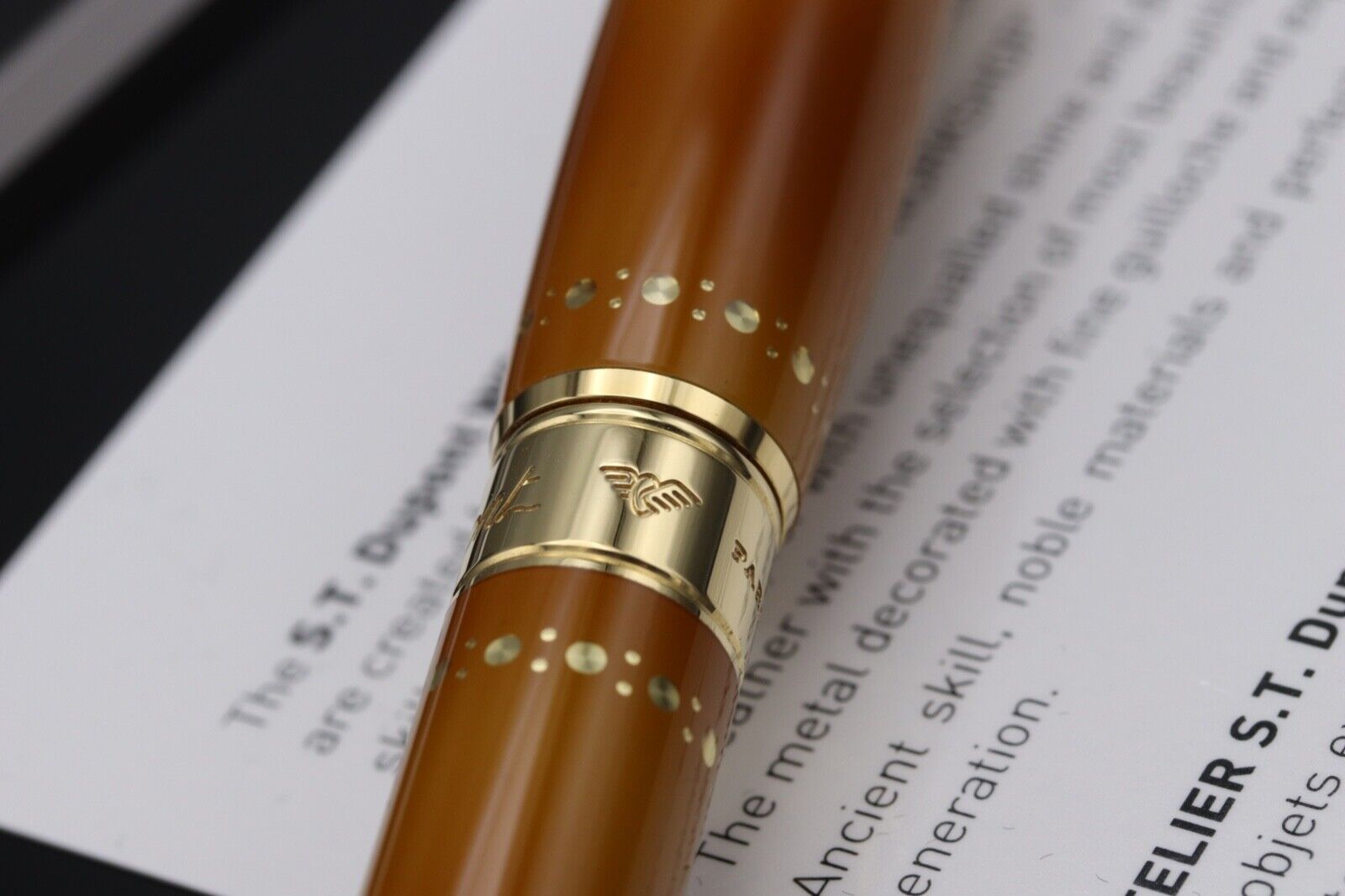 S.T. Dupont Line D Derby Gold Atelier Ballpoint Pen image 3