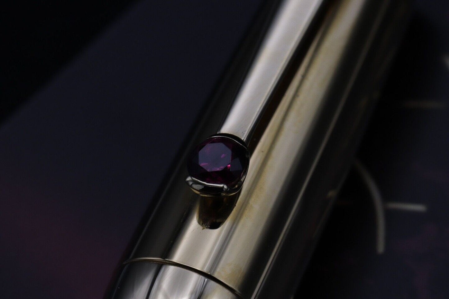 Montblanc Boheme Jewels Rhodolite Leather Rollerball / Fineliner Pen image 4