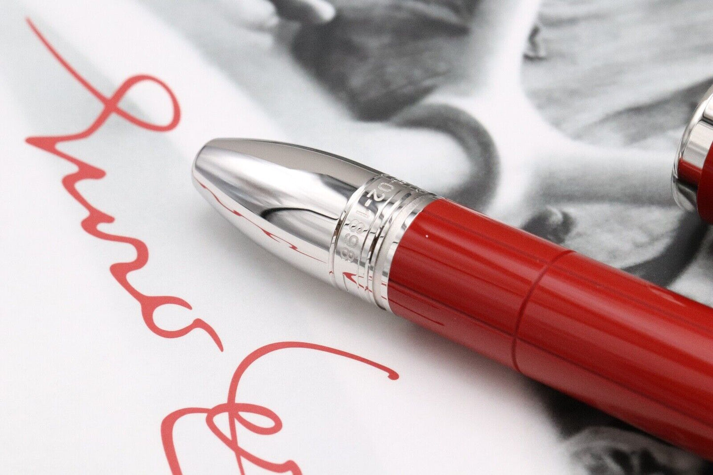 Montblanc Great Characters Enzo Ferrari Special Edition Fountain Pen - DIPPED image 4