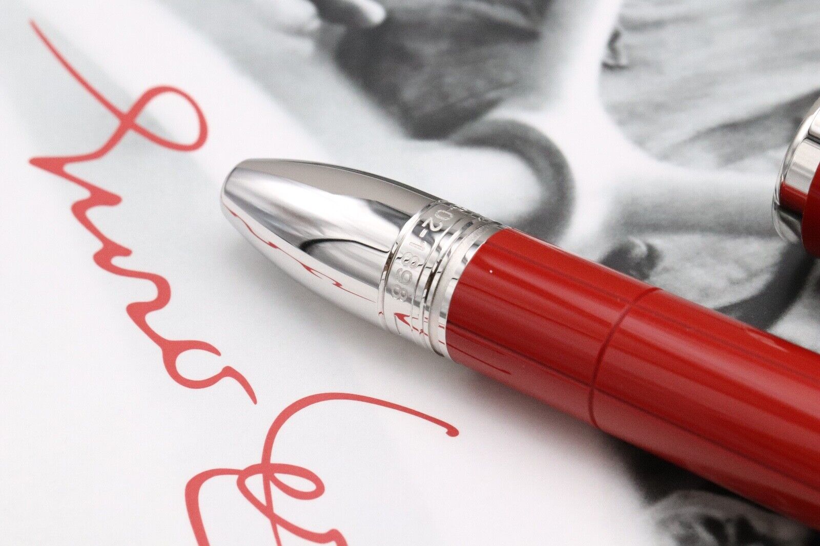 Montblanc Great Characters Enzo Ferrari Special Edition Fountain Pen - DIPPED image 4
