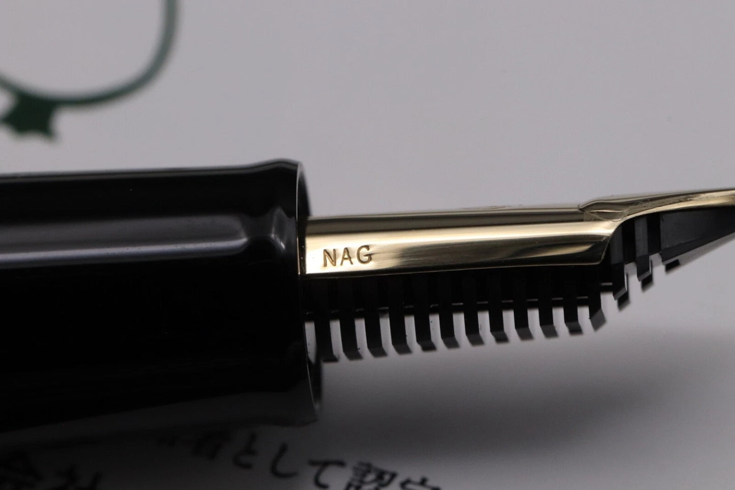 Sailor 1911L Black Gold Fountain Pen - Naginata Cross Concord Nib - UNUSED image 6