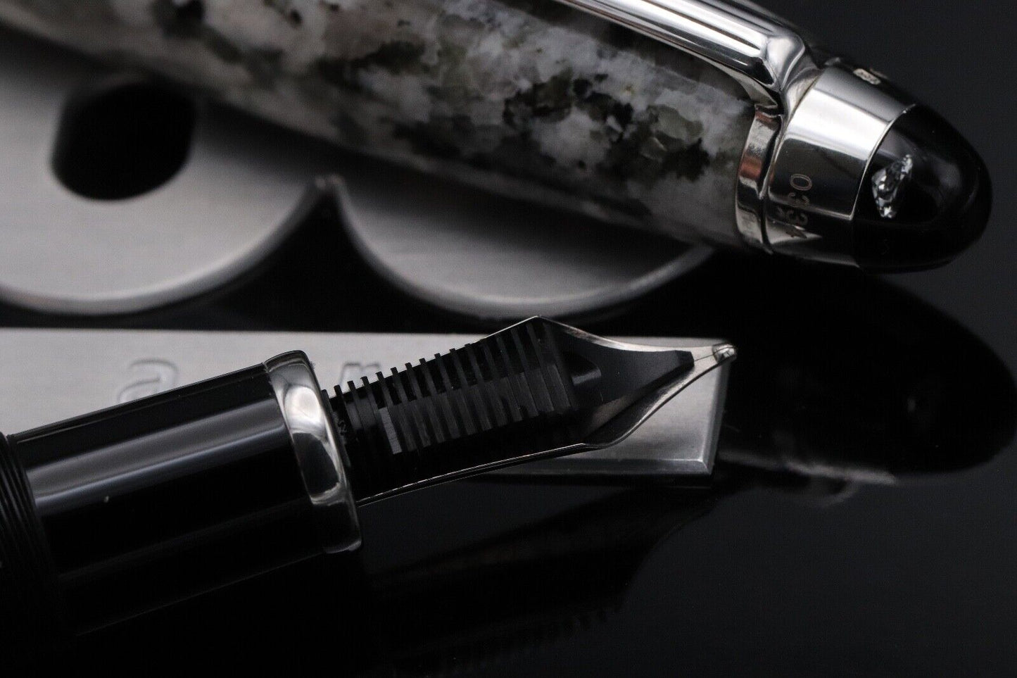 Montblanc Meisterstuck LeGrand Soulmakers Granite LE Fountain Pen - NEVER INKED image 3