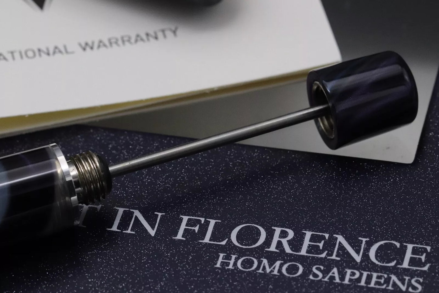 Visconti Homo Sapiens Midnight in Florence LE Fountain Pen - 23kt Medium image 5