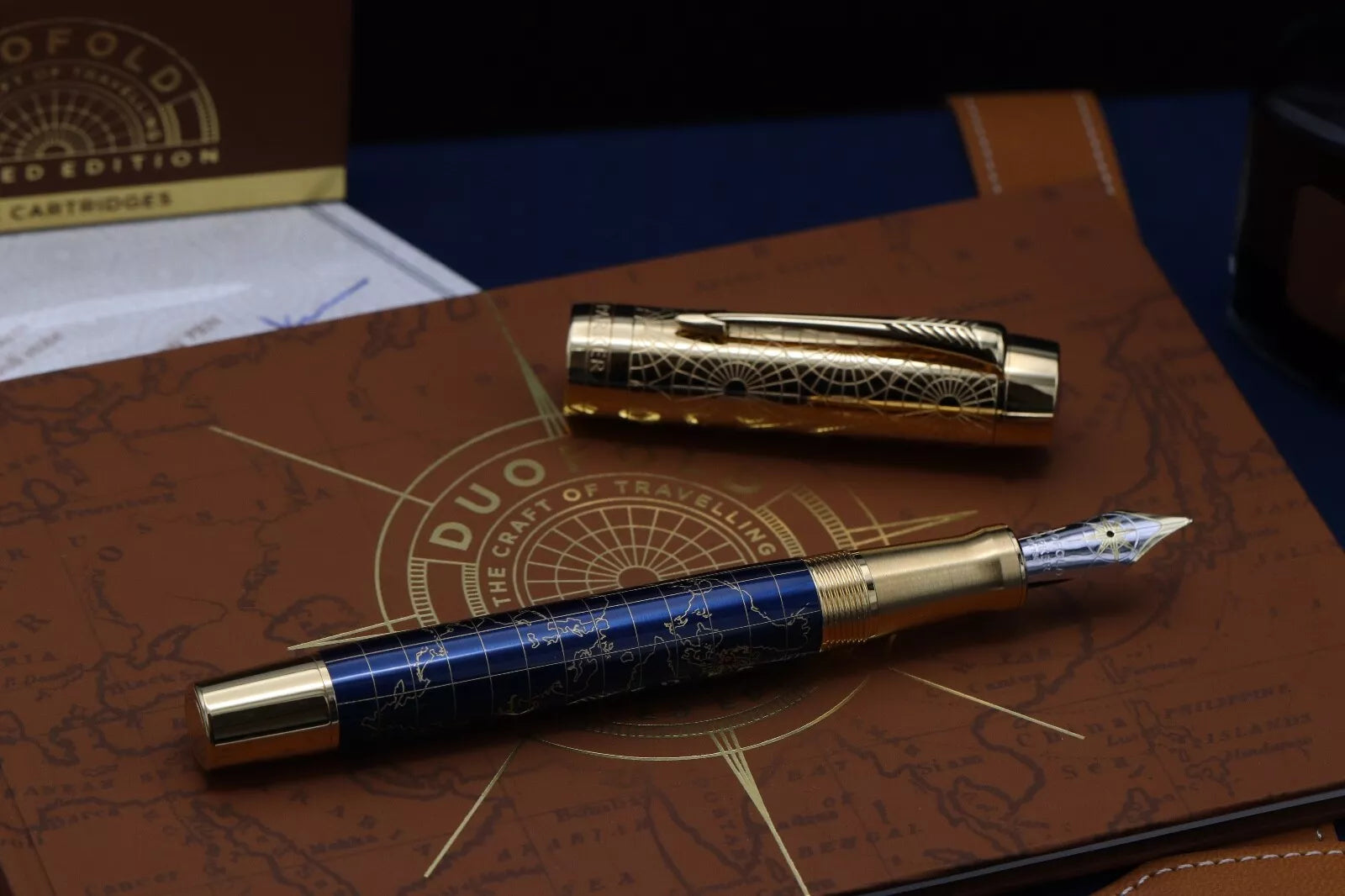 Parker Duofold 130th Craft of Travelling Limited Edition Fountain Pen image 1