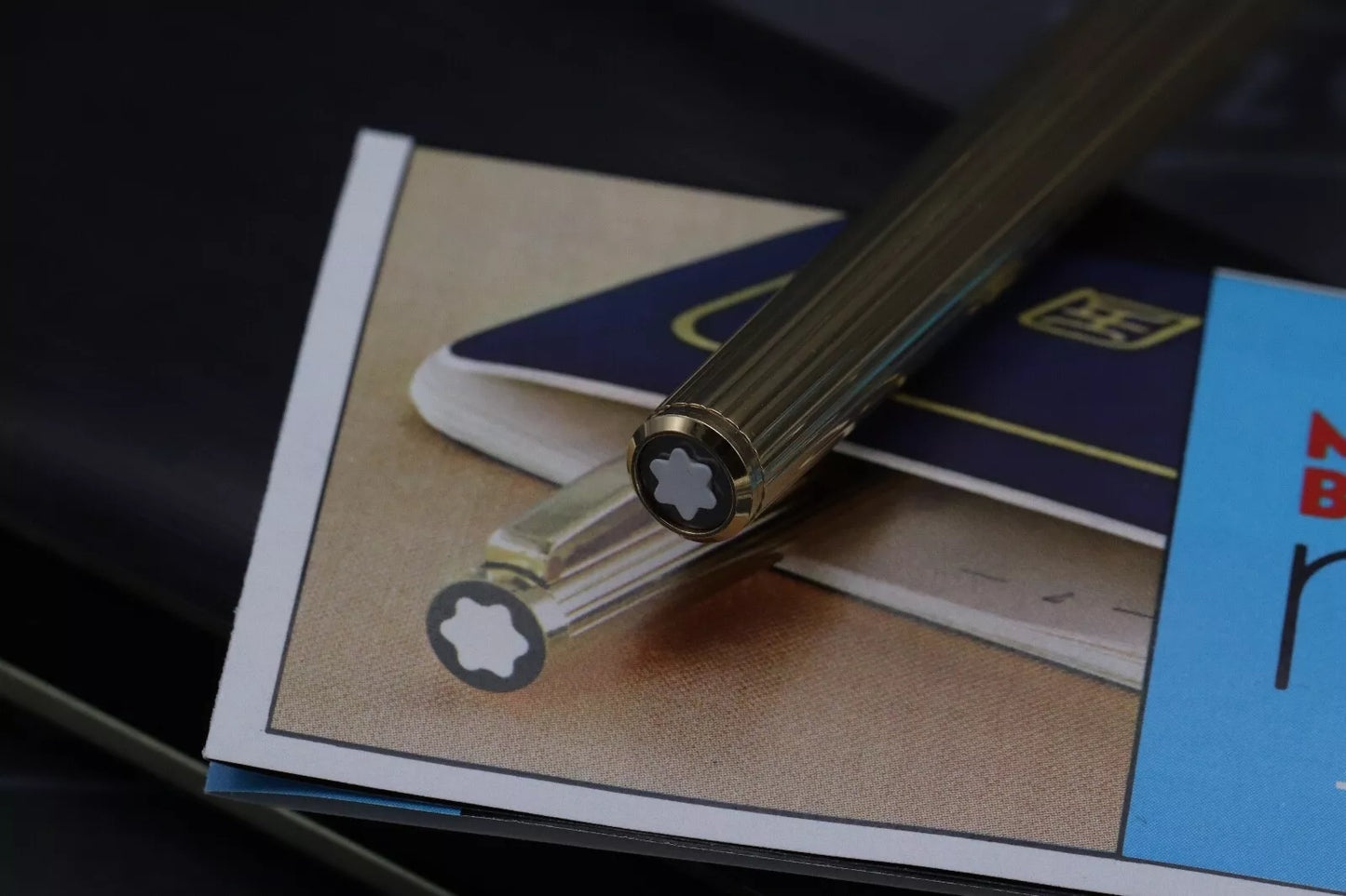Montblanc Noblesse 1st Generation Gold-Plated Fountain Pen - 14K EF Nib image 3