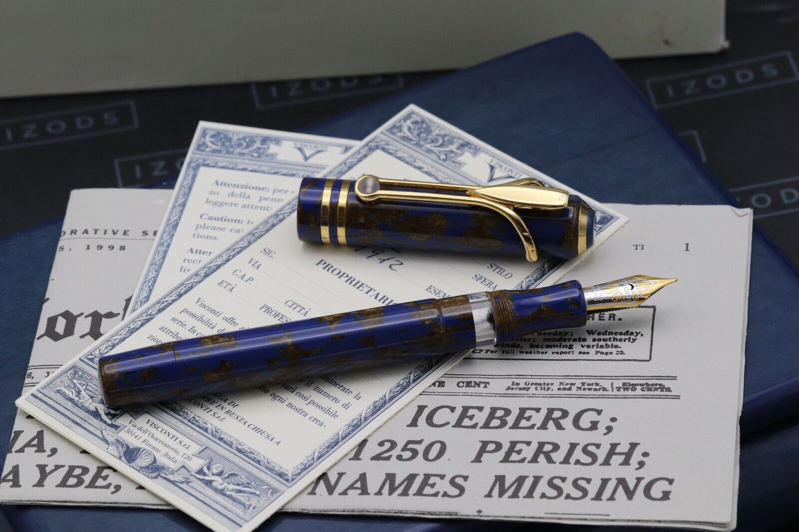 Visconti RMS Titanic LE1912 Fountain Pen - DIPPED image 1