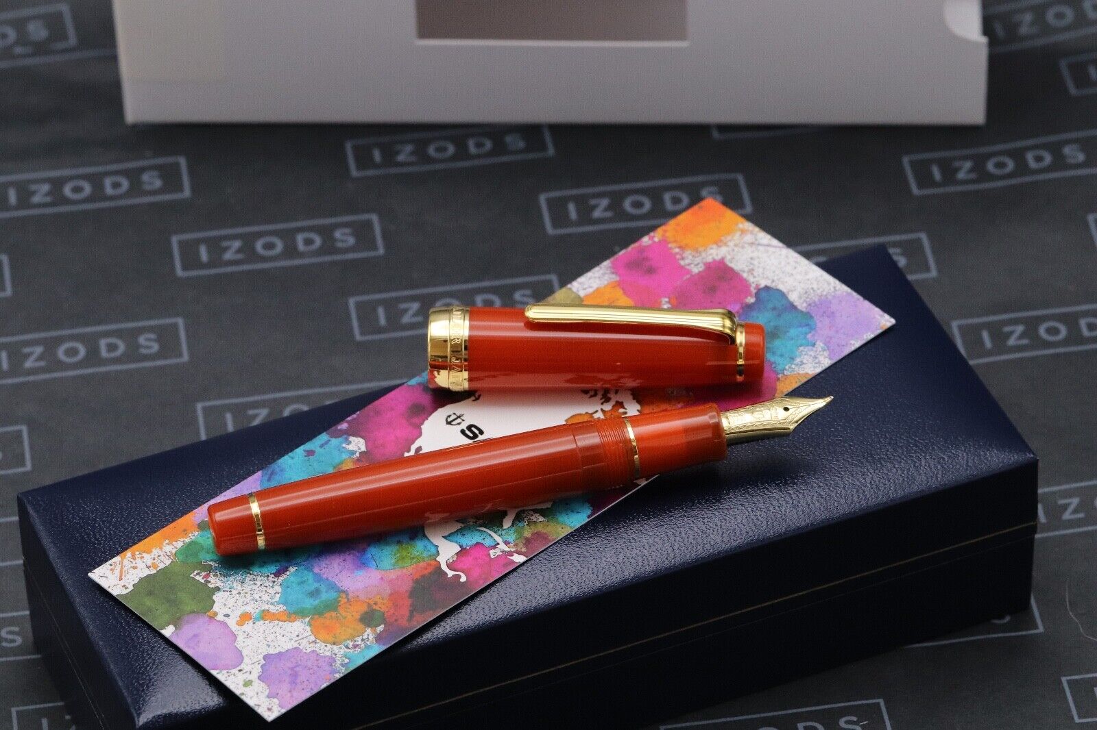 Sailor Pro Gear Elements Fire Special Edition Fountain Pen - Marc Bacas Fude Nib image 1