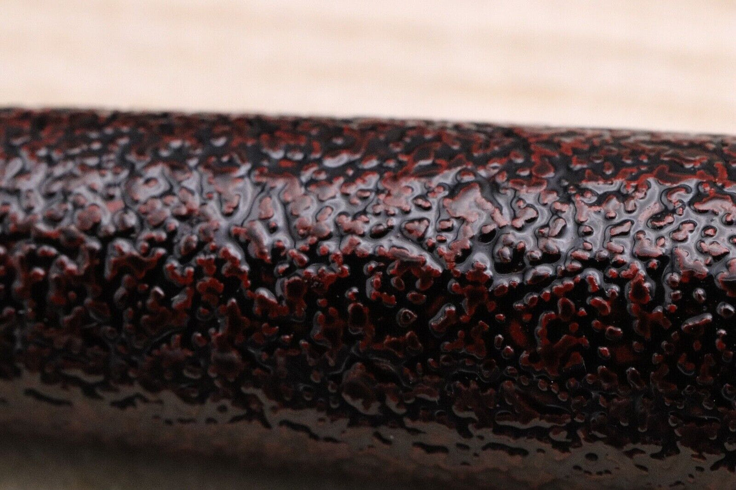 Nakaya Dorsal Fin 1 Ishime Kanshitsu Kuro Tamenuri Fountain Pen - UNUSED SM Nib image 4