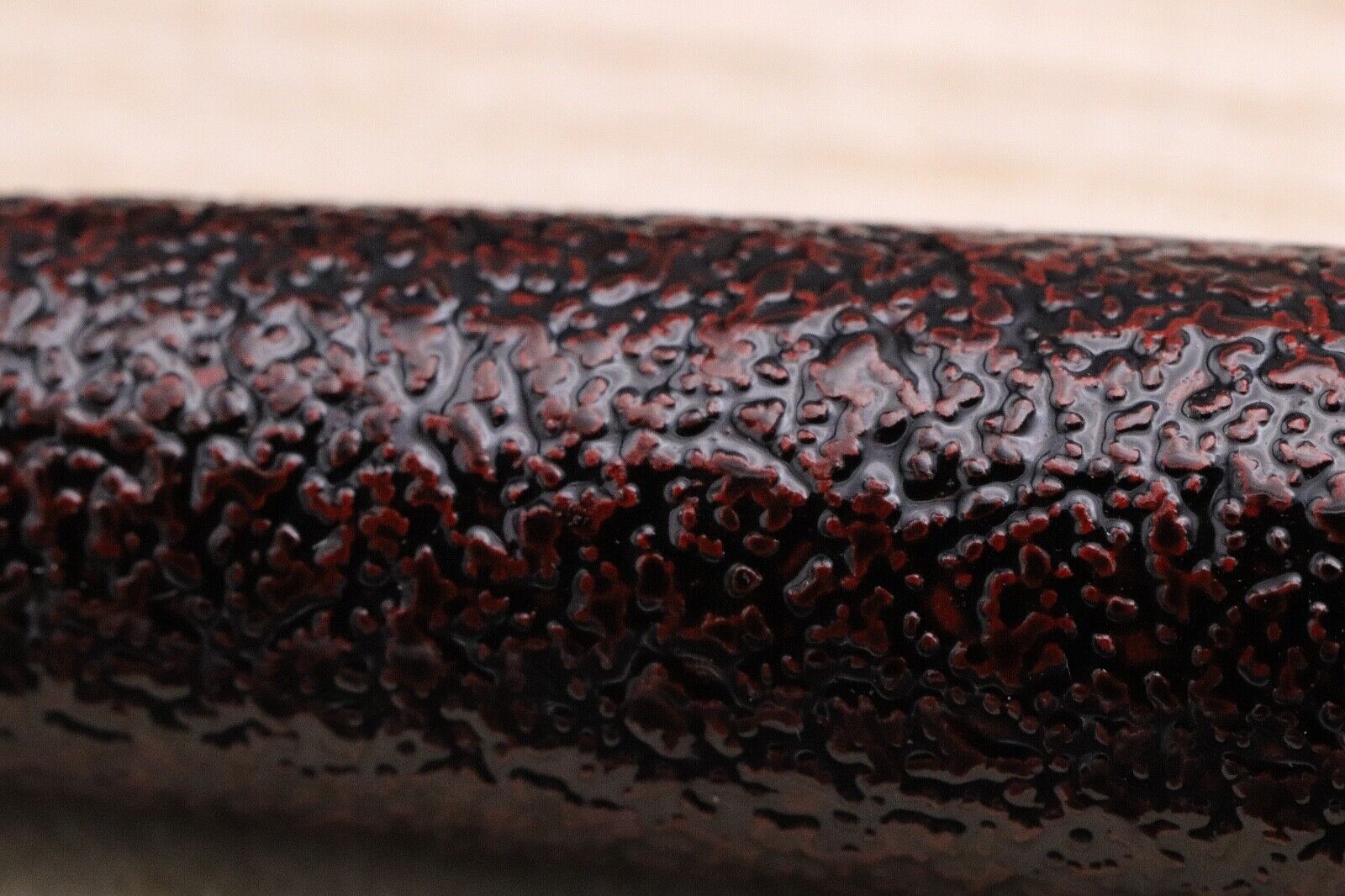 Nakaya Dorsal Fin 1 Ishime Kanshitsu Kuro Tamenuri Fountain Pen - UNUSED SM Nib image 4