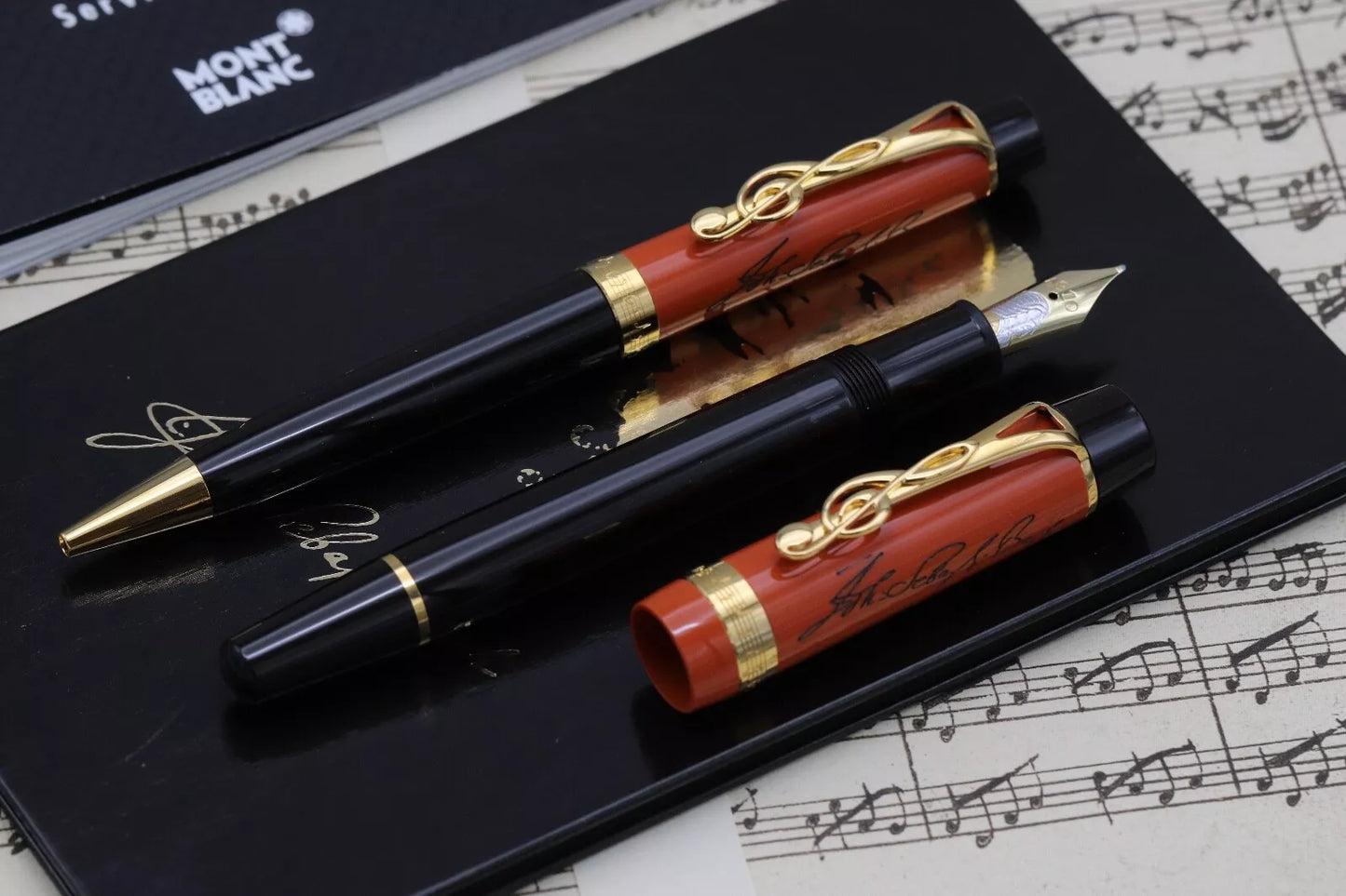 Montblanc Donation Series Johann Sebastian Bach FP, BP Set - UNUSED image 2