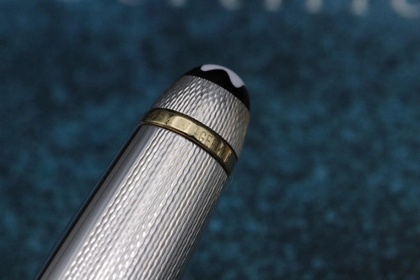 Montblanc Meisterstuck Classique Barley Sterling Silver Fountain Pen - 1991-92 image 5