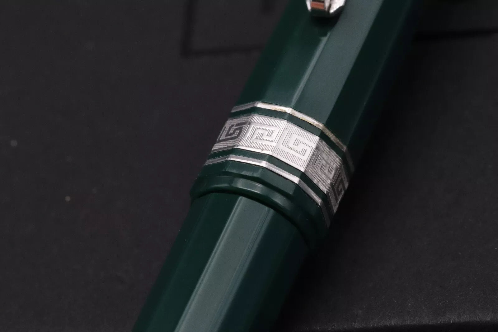 Omas Milord Green HT Trim Fountain Pen - Fine Nib image 5
